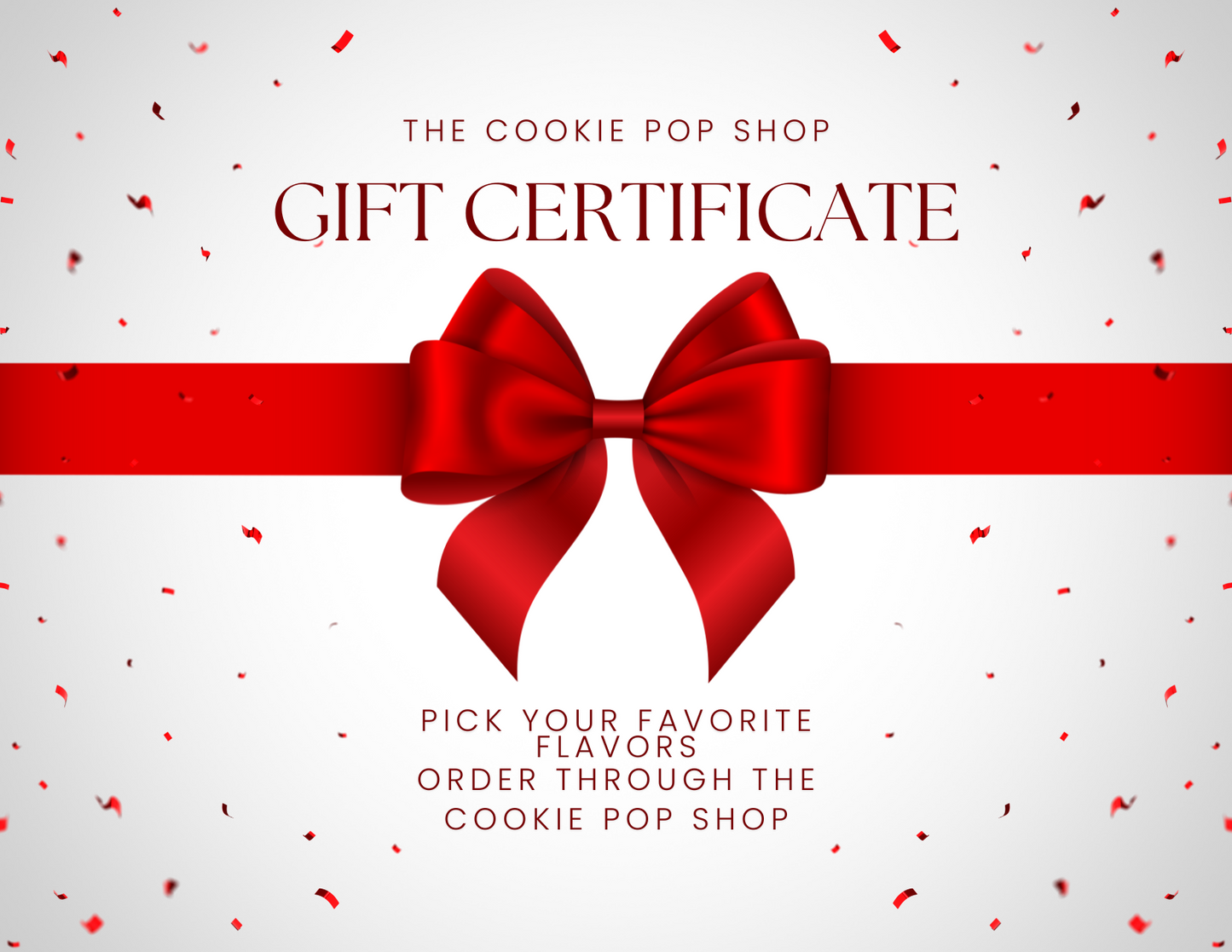 The Cookie Pop Shop Gift Card